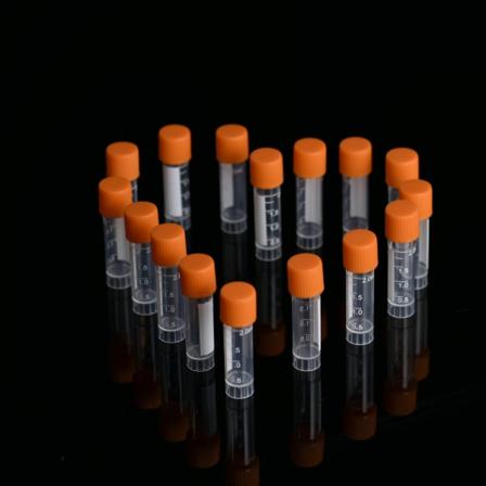 Reagensglas med skrue 100 stk. 2 ml plast frosne reagensglas Vi