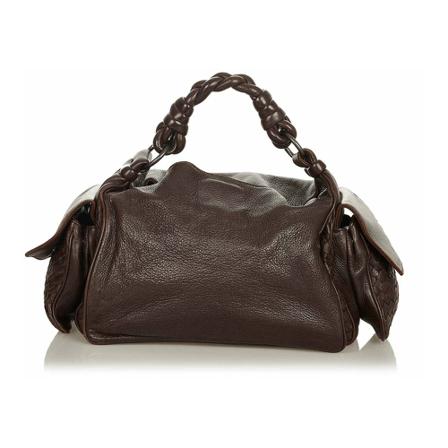 Bottega Veneta Vintage Shoulder Tass , Bruin , Dames , Maat: ONE Size Vintage Tassen