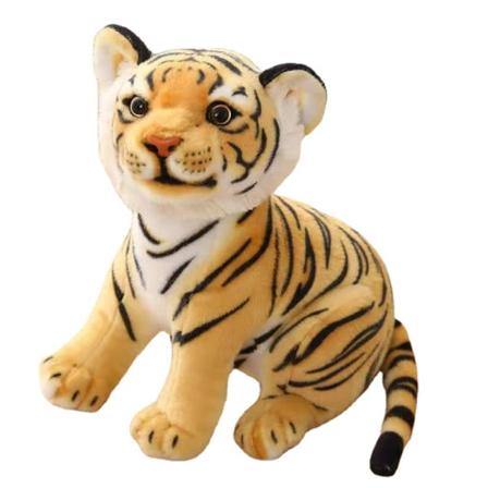 Sød tegneserie tiger plys legetøj blød dyr dukke kawaii legetøj baby tiger pude jaguar dukke børn fødselsdag