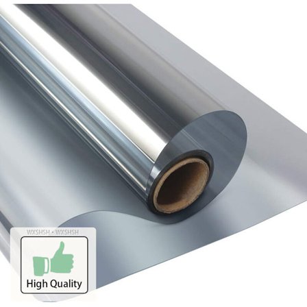 Självhäftande vinyl solfilm, reflekterande envägsspegel fönstertoning