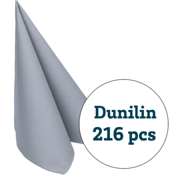 SERVIETT DUNILIN GRÅ 48X48CM*