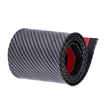 Bil Klistremerker Karbonfiber Gummi Styling Dørterskel Beskyttere Universal (5 * 250cm)