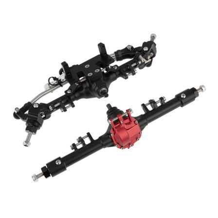 2st/ Set Fram Bak Styraxel Fjärrkontroll 1:10 Crawler