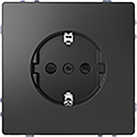 Schneider Electric MTN2300-6034 Vägguttag 1-vägs, jordat Antracit, Strömbrytare & vägguttag