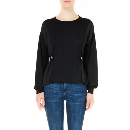 Liu Jo, Knitwear Czarny, Kobieta, Rozmiar: S