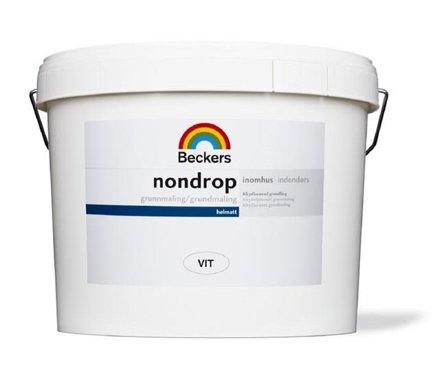 Beckers Grundfärg, Nondrop helmatt, 10L, Vit, Färg & tapeter