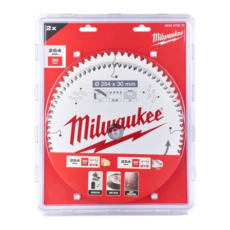 Milwaukee 4932479576 Sagblad Ø254/30 mm, 60/80T, Maskintilbehør & forbruk