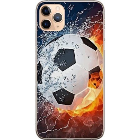Yhteensopiva Puhelinkuori Apple Apple iPhone 11 Pro Max Jalkapallo Tuli