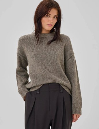 My Essential Wardrobe Palomamw Knit Pullover - Brown - L