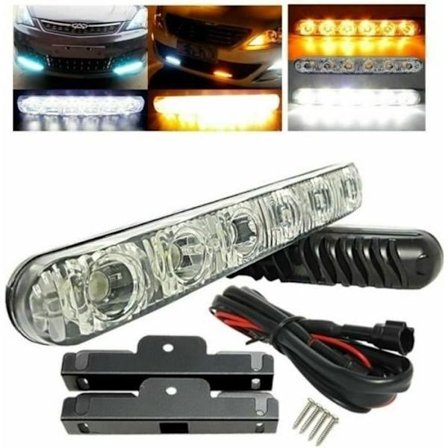 Hvide kørelys 9 LED 12V 36W IP68 Universal til bil lastbil traktor