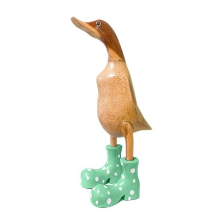 Harpiks And Figur med Plettede Gummistøvler Gummistøvler Dyrefigur Legetøjsmodel Statue Skulptur Skrivebordshave Dekoration Ornament Festivalgave