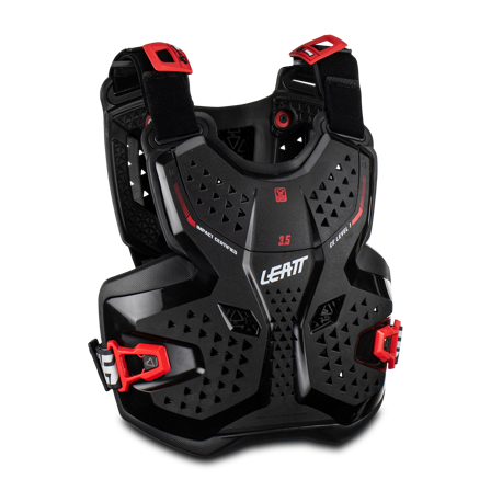 Leatt 3.5 Bröstskydd Barn Svart/Röd Junior