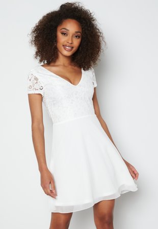 Bubbleroom Occasion Gabrielle Dress White Klær