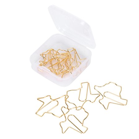 20 stk. Markering Papirclips Dueformet Metal Dekoration Dokument Klassificering Tilbehør