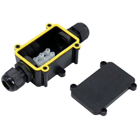 Udendørs IP68 vandtæt forbindelsesdåse til elektriske kabler