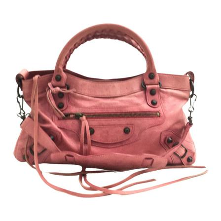 Balenciaga Vintage Pre-owned Handbags Pink, Dame Vintage Tasker, Størrelse: ONE Size