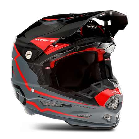 Casco Cross 6D ATR-2 Element Grigio XL 60-61cm
