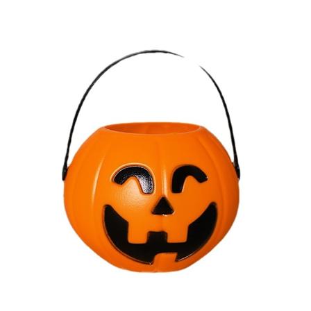 Halloween-kokoinen pumppu-ämpäri temppu-tai-herkku-lapsille makeisämpäri lahja M# M# medium size
