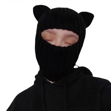 Elastisk Øje Eksponeret Halsbeskytter Hat Multi Farve Strik Huer til Voksne Børn Hold Øre Varme Huer Fluffy Koldt Vejr Forsyninger Hvid bjørneøre