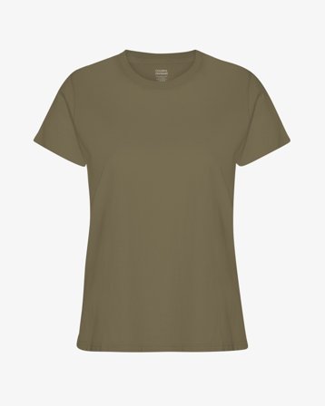 Women Light Organic Tee - Dusty Olive S