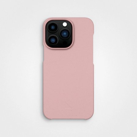 Plastic Free Phone Case Dusty Pink, Made From Plants | agood company, iPhone 13 Pro