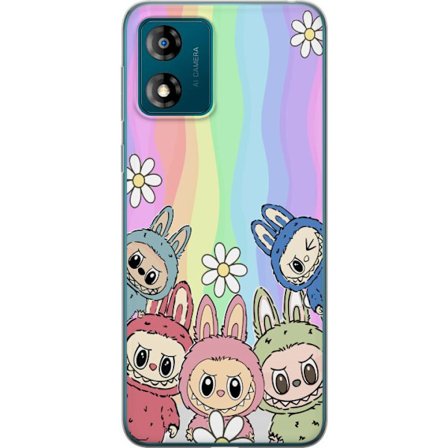 Yhteensopiva Puhelinkuori Motorola Motorola Moto E13 Regnbage