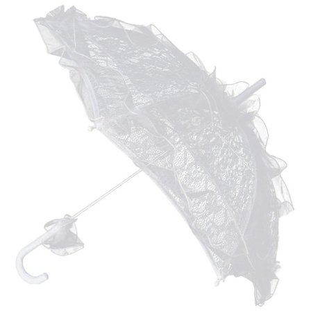 Elegant Dentelle Ombrelle De Marie Fleur Lace Bryllup Paraply Parasol Kvinne