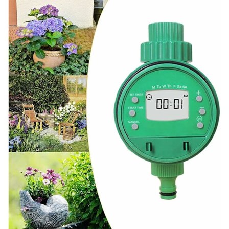Automatisk vandingstæller, vandingsstyring, vandingstæller til plantevanding, vandingsskema til have, græsplæne, altan