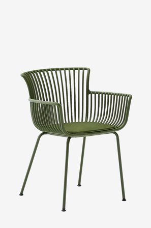 Kave Home - Utomhusstol - surpika - Grön - Utestolar & pallar - Från Homeroom