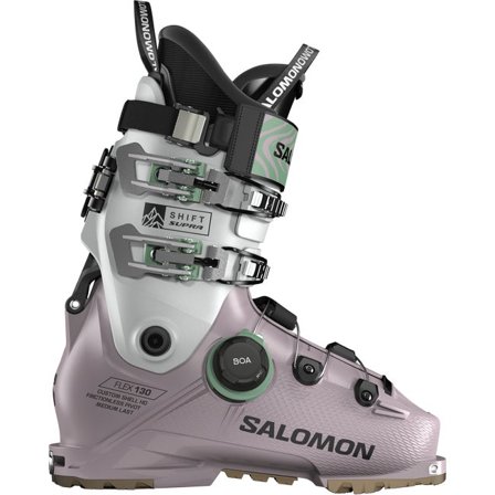 Salomon - Botas de All Mountain para hombre Shift Supra Boa 130 - Nirvana / Cool Gray 5 / Shale Green