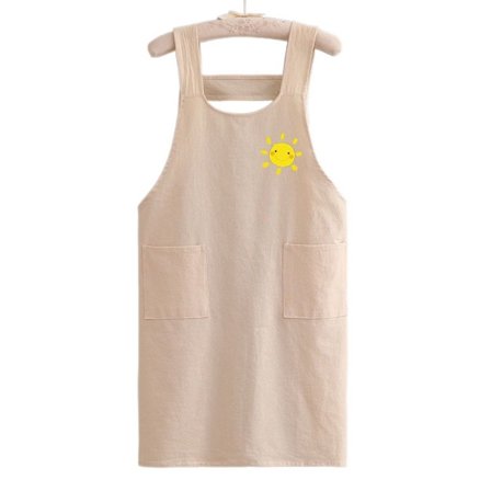 Keittiöesiliinat aikuisten vyötäröesiliinat BEIGE