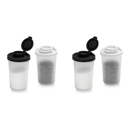 2 st Salt- och pepparströare för camping, picknick, utomhusbruk och kök