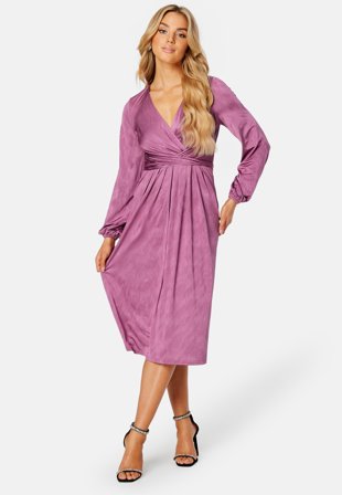 Bubbleroom Occasion Wrap Tie Midi Dress Klær