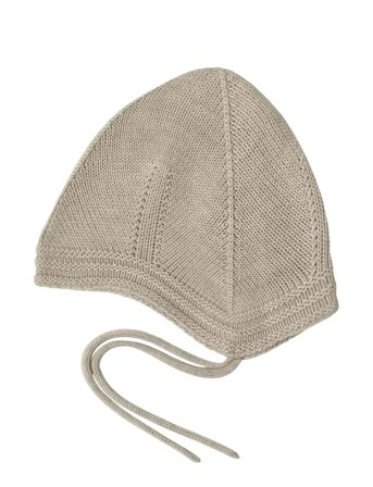 FUB Baby Purlrib Hat - Beige - 80/86