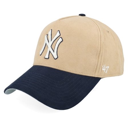 47 Brand - MLB Beige adjustable Lippis - New York Yankees MLB 47 Mvp Khaki/Black Adjustable @ Hatstore