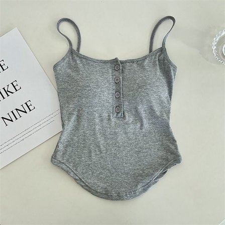Strappy Tank Tops Hottie Sling LYS GRÅ