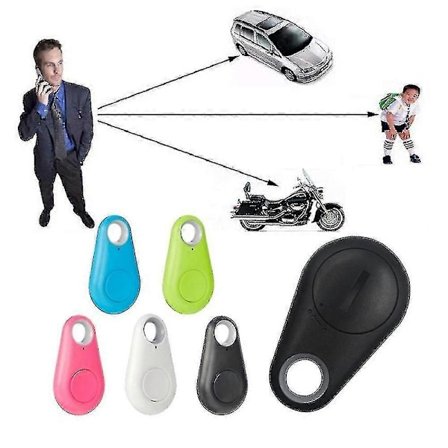5 stk. Nøglefindere Punge Sporingssporing Bagage Lokatorer Fungerer med Smartphone App (FMY)