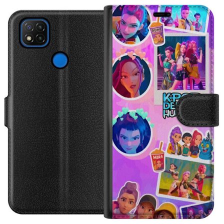 Yhteensopiva Lompakkokotelo Xiaomi Redmi 9C Kawaii KPop Demon Hunters vinyylikeräilykohde