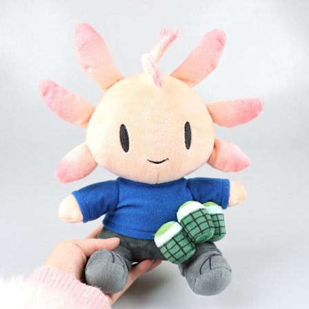 Kawaii SMG4 AXOL Plys Legetøj Axolotl Blødt Plys Legetøj Børn G