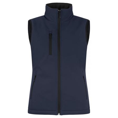 Clique Softshell-paneler Dam/dam Gilet Xxl Mörk Marinblå