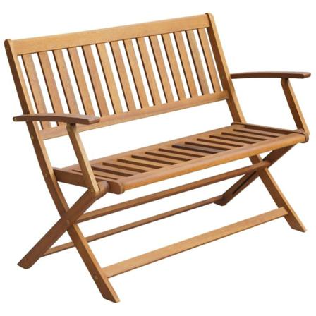 Vidaxl Trädgårdsbänk Med Dyna 120 Cm Massivt Akaciaträ Grön