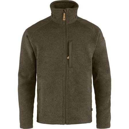 Fjällräven Buck Fleece L - Miehet - Dark Olive/Vihreä - Fleecet