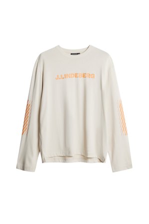 J.Lindeberg - Walsh LS Print T-shirt - Fashion - Grey - Men - S