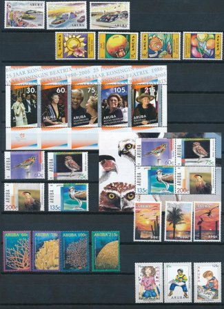 Aruba - Årgang 2005 - Postfrisk - NVPH 332-354