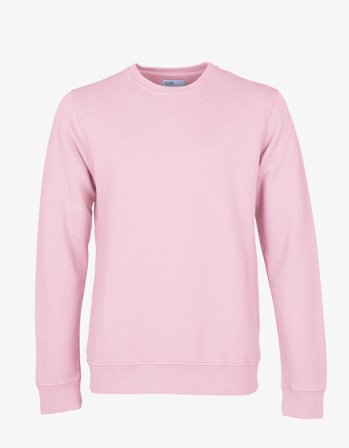 Classic Organic Crew - Flamingo Pink - M