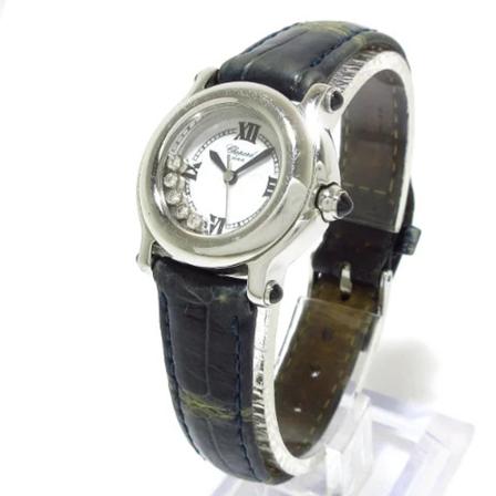 Chopard Pre-owned Pre-owned Rustfrit stål watches Blå, Dame Vintage Ure, Størrelse: ONE Size
