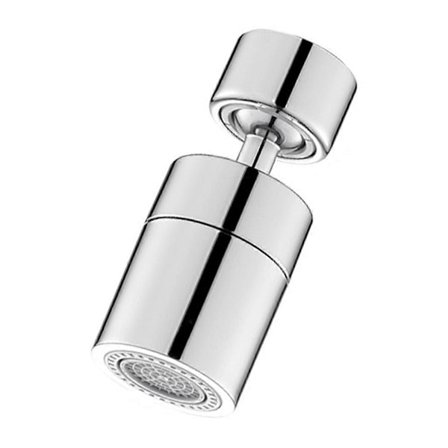 Roterende Sprutbeskyttelse Kran Dyse Bobler Kjøkkenvask Sølv B