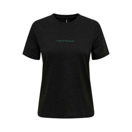 Only, T-Shirts Zwart, Dames, Maat:XS
