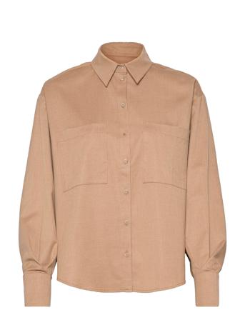 Bridget Blouses & Tunics Beige IVY OAK