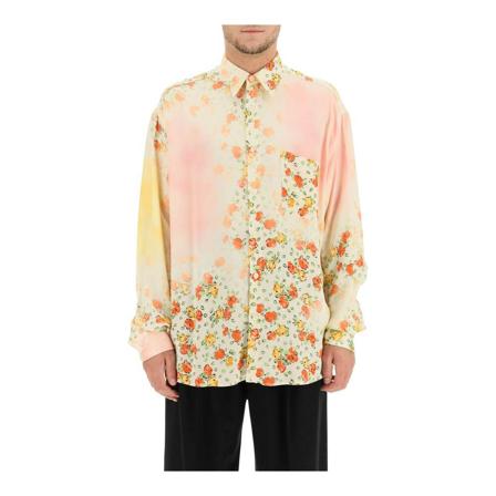 Marni, Casual Shirts Roze, Heren, Maat:M,Viscose